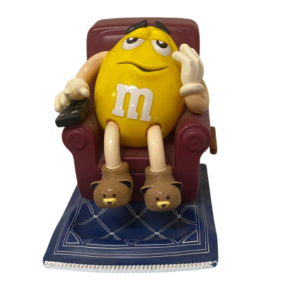 M & M Yellow - Lazy Boy Chair Recliner Candy Dispenser