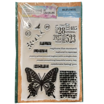 New Wildflower Additions A5 Stamp Set by Lou Collins