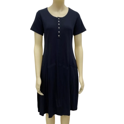 Yarra Trail Womens  Size S Casual Dress Navy Blue 