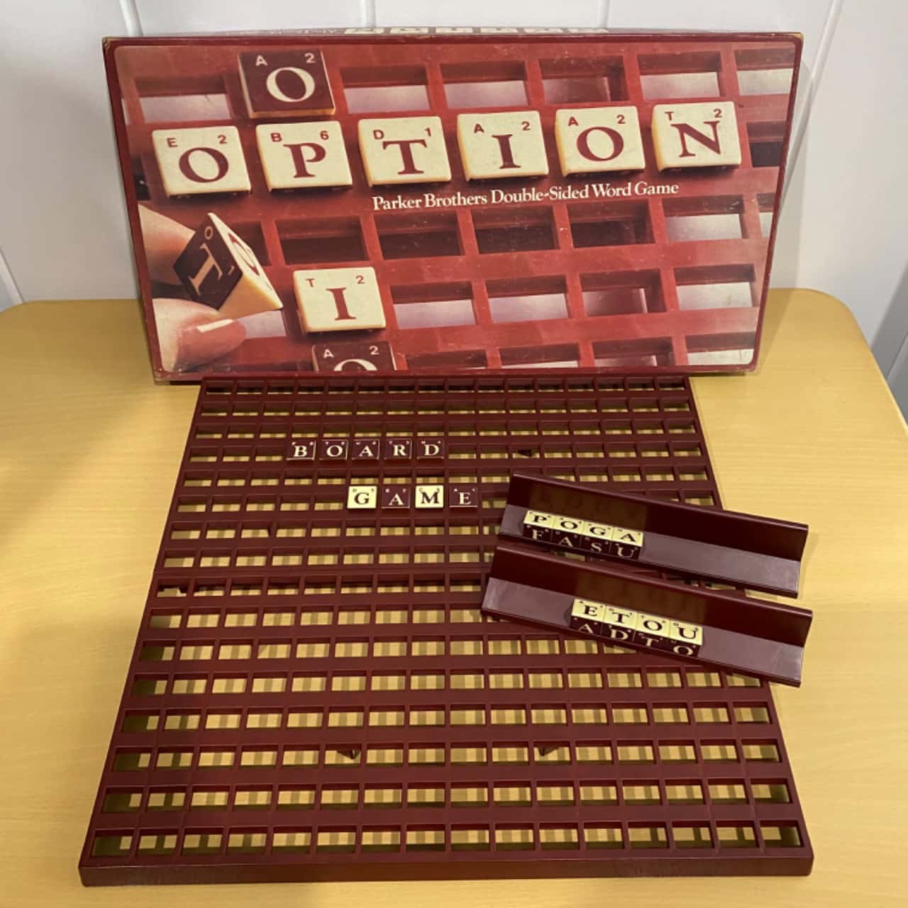 Option Board Fill In Vintage Option Board Game (c1985)