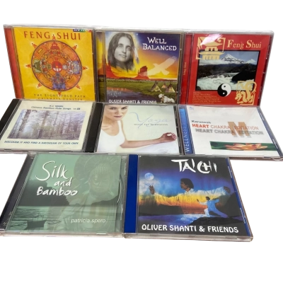 Collection of 8 relaxation/ wellness CDs