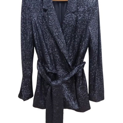 Decjuba Womens Sequin  Jacket Size 12 (2)
