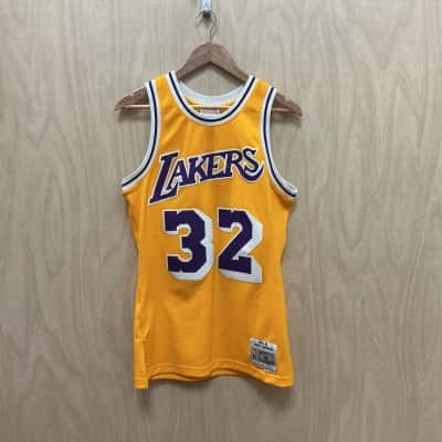 Mitchell & Ness / NBA Mens  Size S Magic Johnson Lakers Jersey  