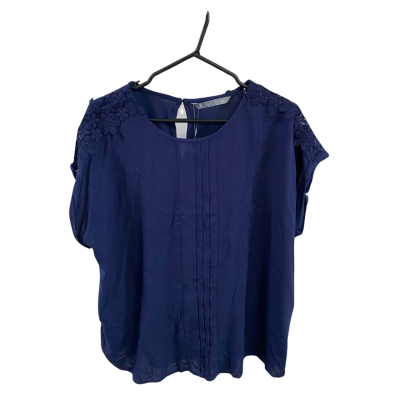 Katies Womens navy knit top Size XL 