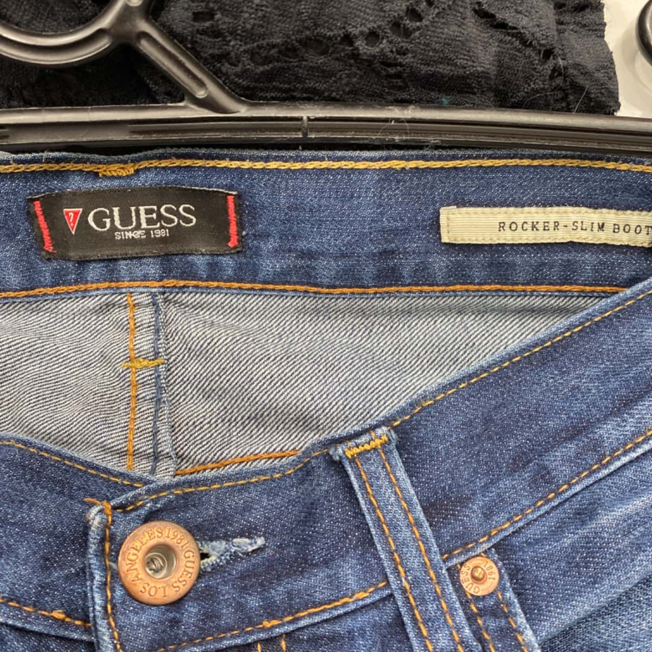 Guess Womens Rocker Slim Boot Jeans s