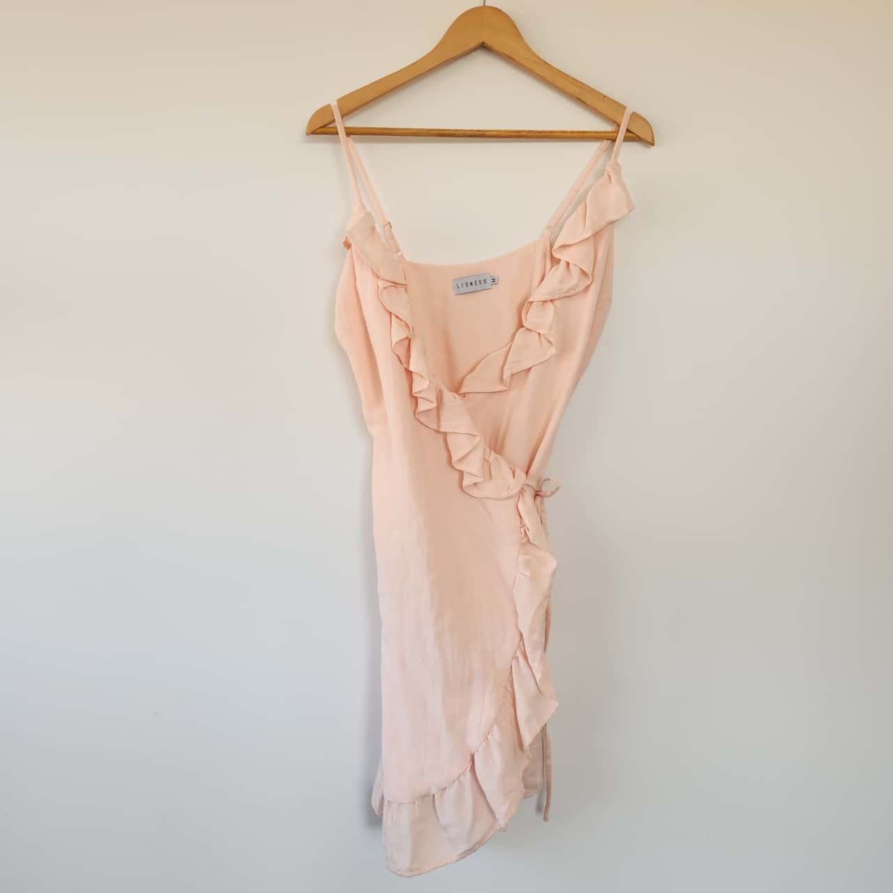 Lioness Pink Wrap Mini Dress Size 10 / M (s)