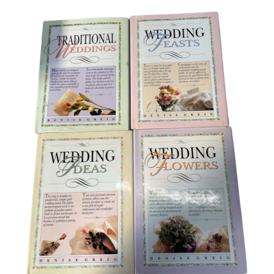 Wedding Ideas books x 4.