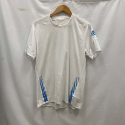 Adidas Mens Running Tee Size M White 