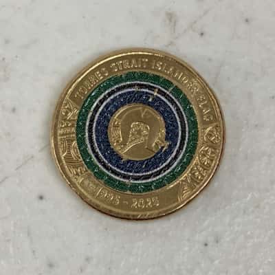 $2 Torres Strait Islander Flag Coin 