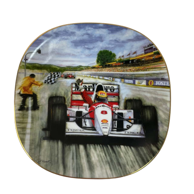 "The Final Chequer" Formula One Collector Plate