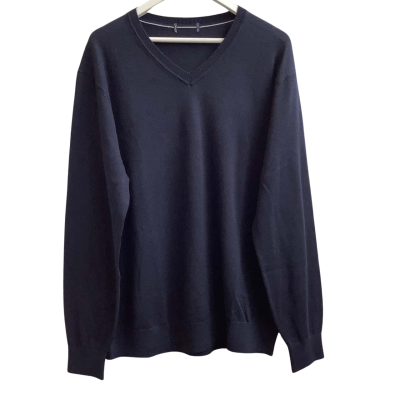 Gazman Mens  Size 2XL Merino Wool Jumper Navy