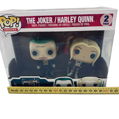 Funko Pop Heroes Vinyl Figures The Joker / Harley Quinn 2 pack 
