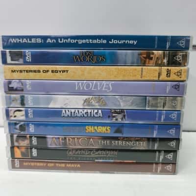 10 pcs IMAX DVD Bundle Nature History Documentary PreOwned 