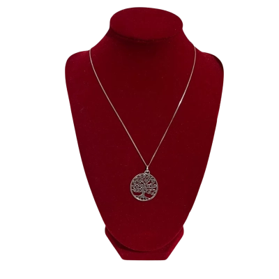  Women's Tree of Life Necklace - 925 Silver 