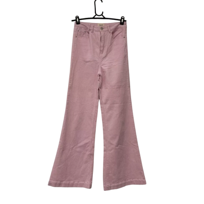Insight Womens Wide Leg Flared cord Pants Size 28 Pink  