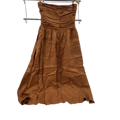 Dissh Women's Lexi Spice Linen Midi Dress Size 14 BNWT RRP $169.99