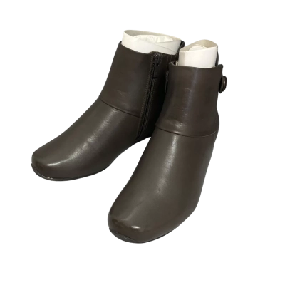 Ziera Womens Size 375xw Corban Brown Ankle Boots