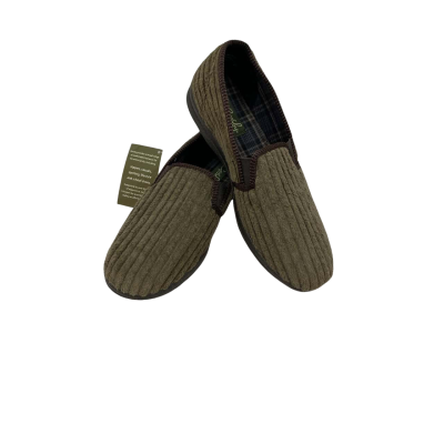 Grosby Mens  Size 7 Brown Slippers