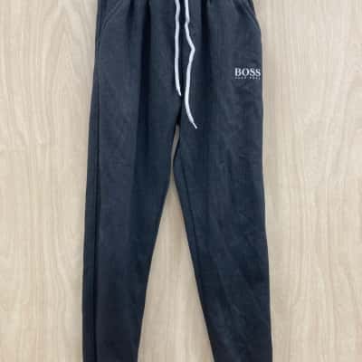 Boss Hugo Boss Kids  (2) Size Youth Track Pants Black  / Grey 