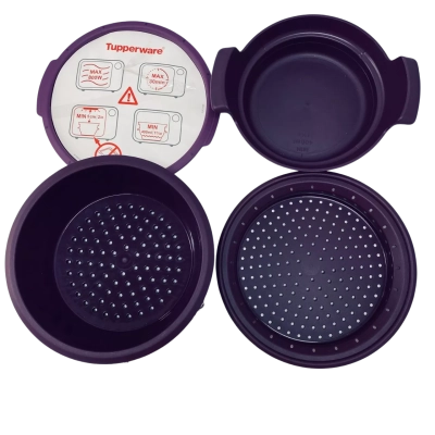 Tupperware purple coloured 101 MicroGourmet set 
