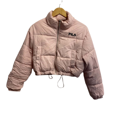 Fila Womens  Size XS Puffer Cropped Jacket Pink  