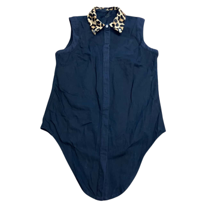Ksubi Conquista Shirt The Night Otors With Leather Collar Size M
