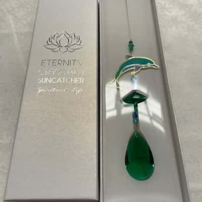 Eternity Crystals Suncatcher Dolphin design 
