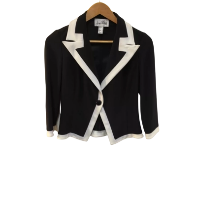 Joseph Ribkoff Womens  Size UK 8 Blazer Black  / White 