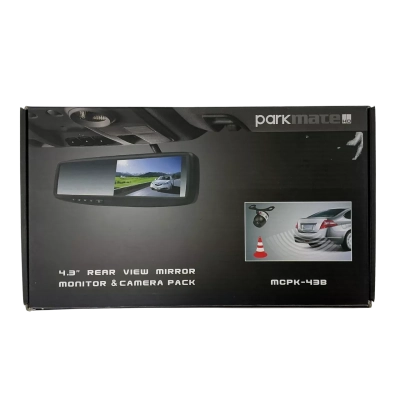 Parkmate 4.3inch rear view mirror monitor and camera pack