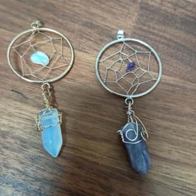 2 x Dreamcatcher Pendants