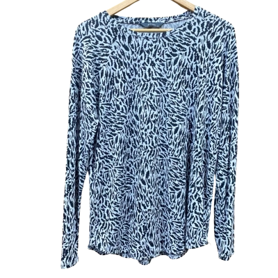 Decjuba Grey/Black Animal Print Top Size M  