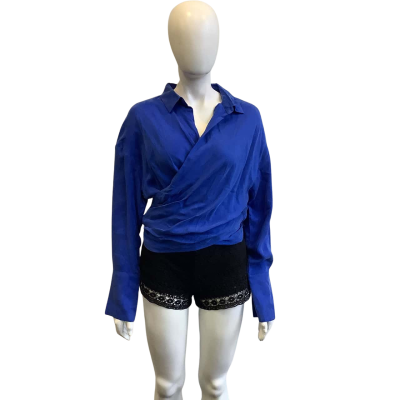 BNWT Sovere Women's  Size 12 Arlo Multi Style Shirt Royal Blue