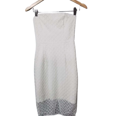 Kookai Womens  Size 36 Strapless Dress White 