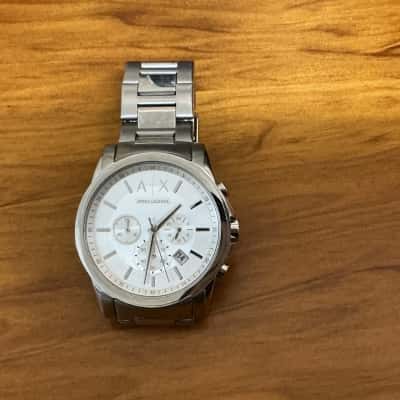 Armani Exchange Mens silver watch