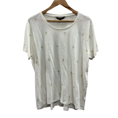 French Connection Womens  Size XL T-shirts White