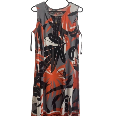 Noni B Womens  Size M Sleeveless Dress  Black  / Grey / Red 