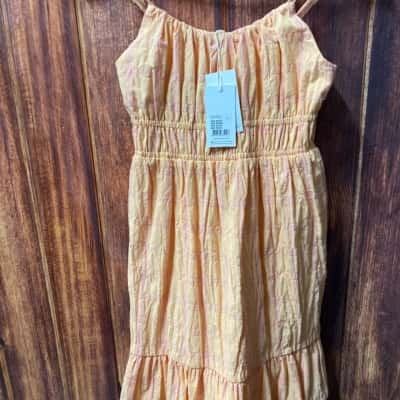 Seed Teen apricot dress Size 14 new 