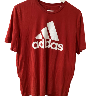 Adidas Mens Size L Red T-Shirt