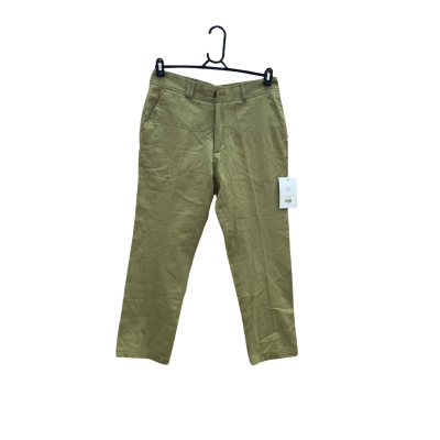 I love Ugly Mens Size 32 Green Linen Straight Pants 