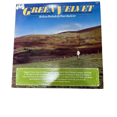 Green Velvet Sixteen ballads of peace and love vinyl record 