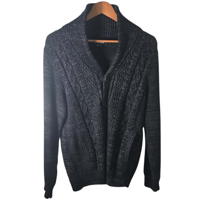 Connor Mens Black Cardigan