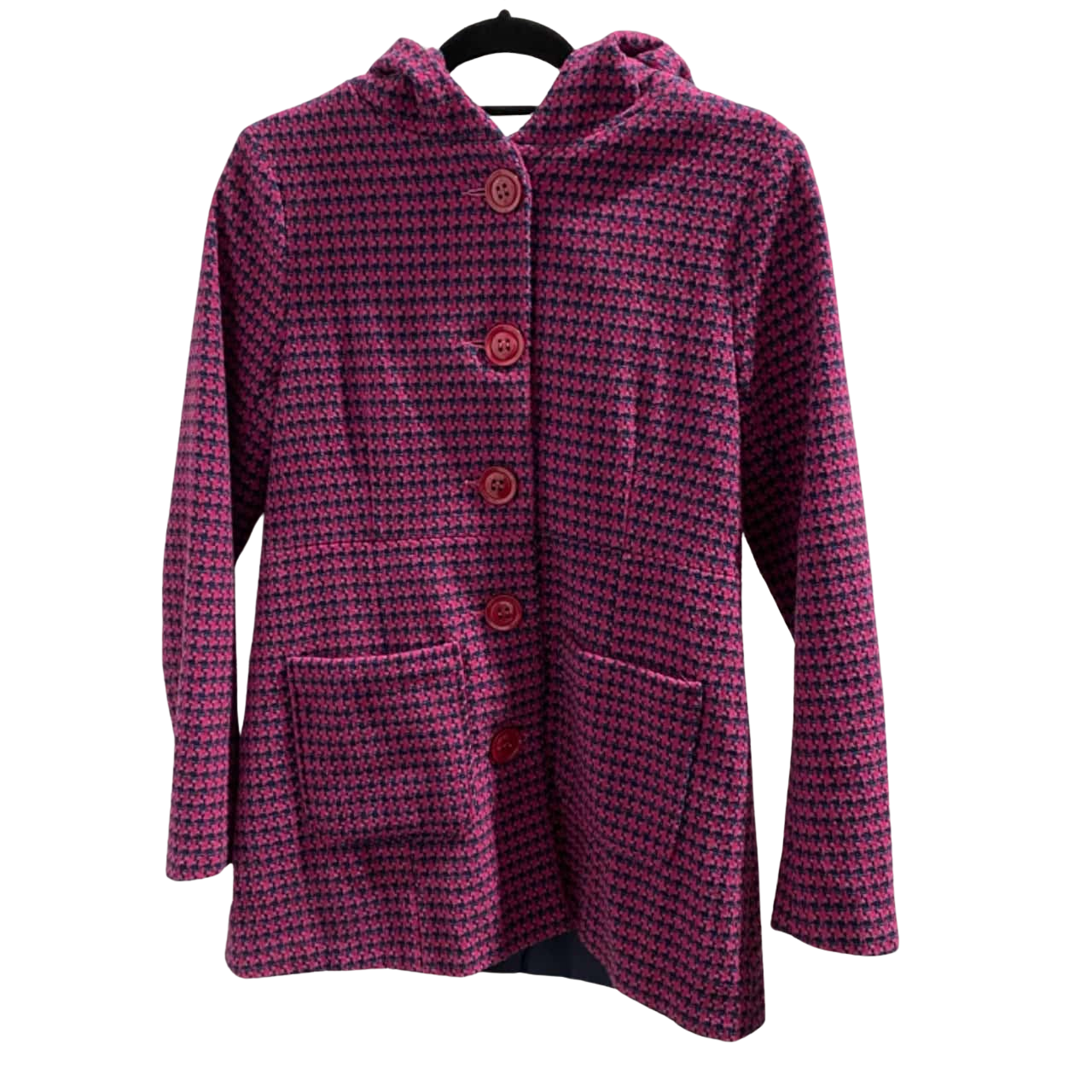 Princess Highway Womens Patterned Hooded Size 8 Winter Coat