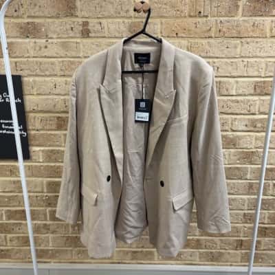 Decjuba Womens ALLEGRA LONGLINE BLAZER  Size 16 