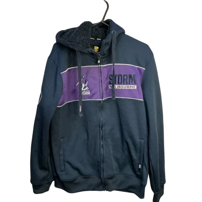 NRL Mens  Size L Hoodie / Jumper Navy Blue / Purple / White 
