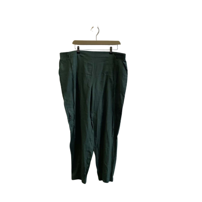 Brand New Katies Womens  Size 18 Casual Linen Blend Pants Teal 
