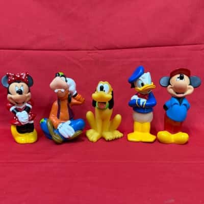 1990s Disney Character Figurine Set – 5 Pieces