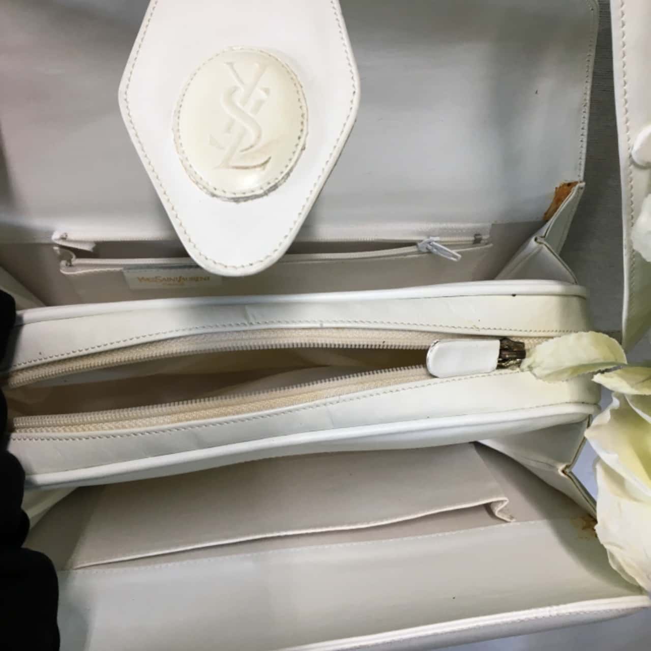 Ysl White Purse