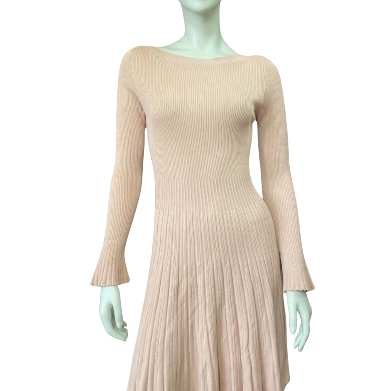 Adele B. Women's Size L Long Sleeve pale Pink Dress(s)