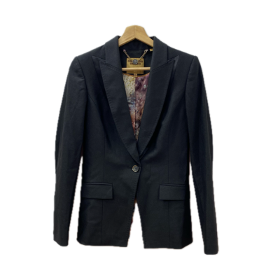 Ted Baker Womens  Size 1 Suit Jacket Black  / Pattern 
