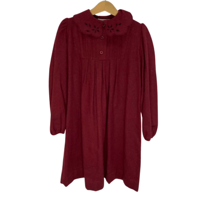 Vintage Freidelle Kids Size 10 Red Dress 